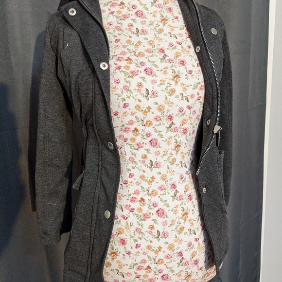 Yoki jacket - military style - gray- trendy! - Picture 6 of 6